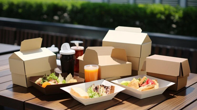 food boxes and packaging