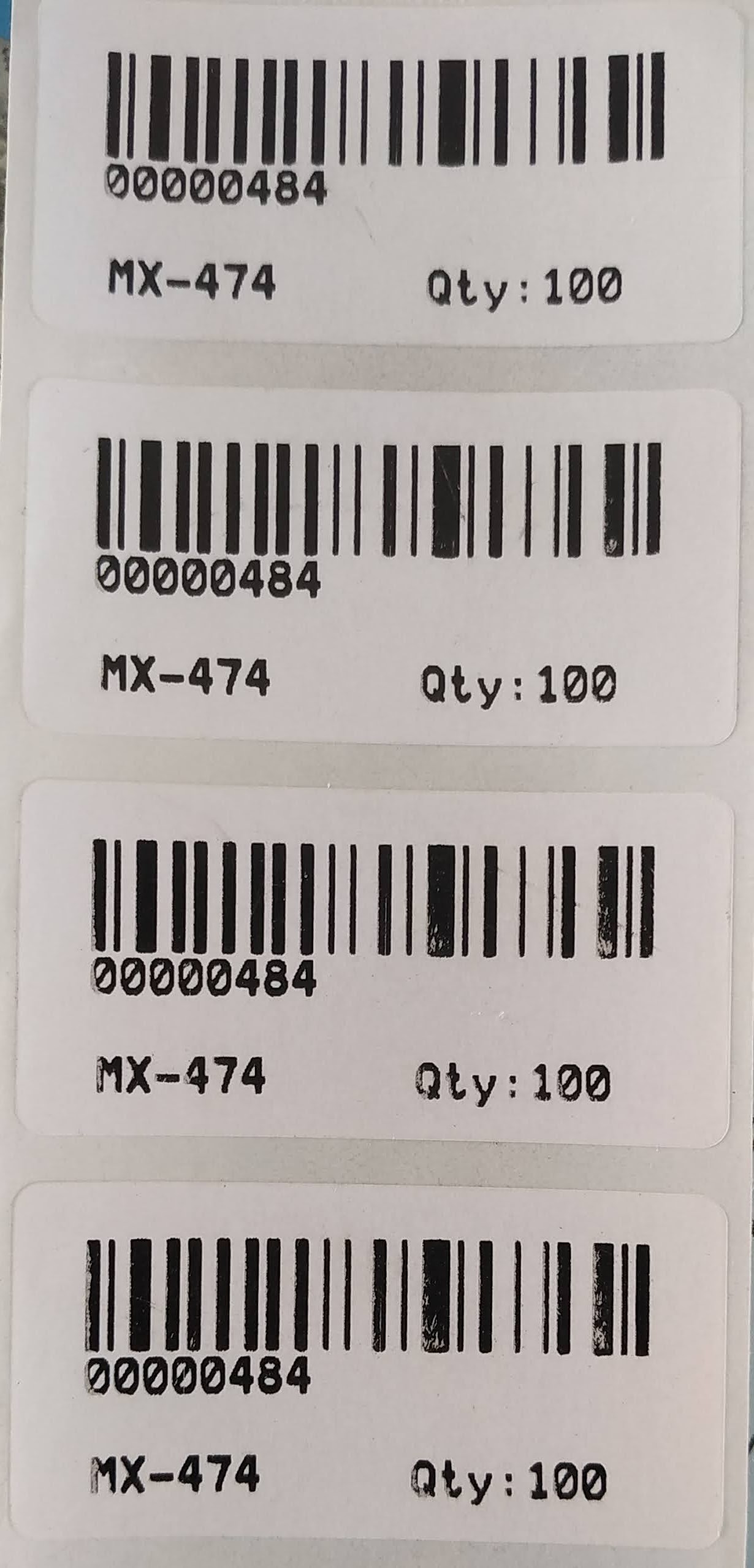 barcode price sticker