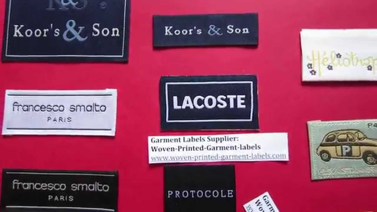 bespoke clothing labels